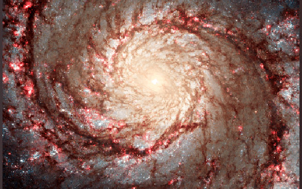 नासा के हबल टेलिस्कोप ने खींची व्हर्लपूल गैलेक्सी की आकर्षक तस्वीर, लोगों ने तारीफ