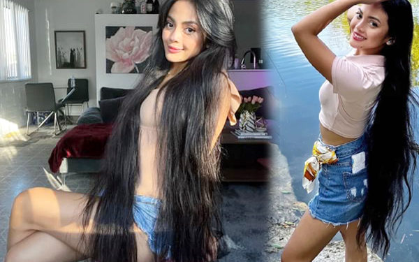 लंबे बालों का इस्तेमाल करके लाखों रुपए कमा रही बच्ची