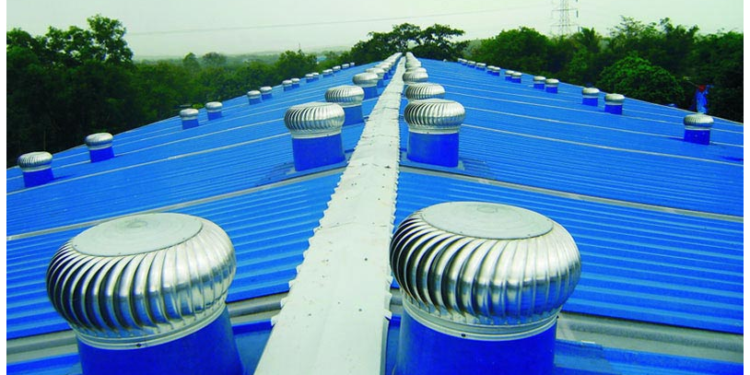 कारखानों की छतों पर लगे गोल घूमते पहिए यानि Turbo Ventilator का क्या होता है काम?
