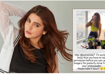 बिना पूछे प्यूमा ने शेयर की फोटो तो अनुष्का हुईं गुस्से से लाल पीली, फैन्स ने दिए ये रिएक्शन