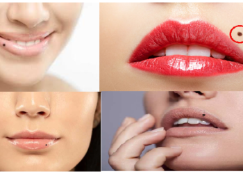 होंठ के इस हिस्से तिल वाली महिलाएं होती है पति के लिए लकी