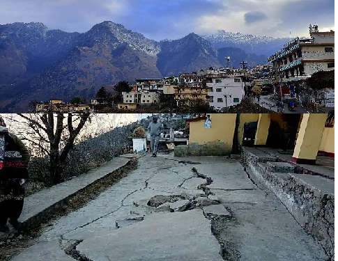 212 फीट तक धंस चुके हैं जोशीमठ के कुछ इलाके राज्‍य आपदा प्रबंधन विभाग के सर्वे में सामने आई जानकारी