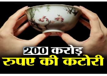 चार इंच की कटोरी 200 करोड़ में हुई नीलाम