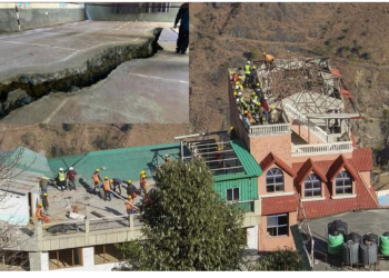 बद्रीनाथ में जमीन 1 फुट धंसी जोशीमठ की दरारें बढ़ी