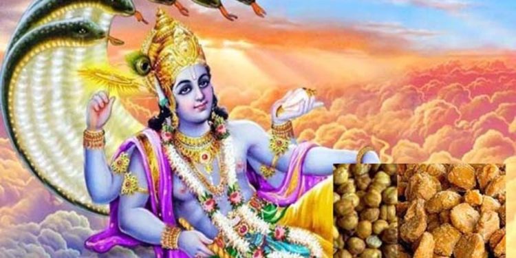 भगवान विष्णु को लगायें चने-गुड़ का भोग