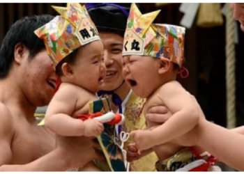 400 साल पुराना है जापान का नाकी सूमो बेबी क्राइंग फेस्टिवल, बच्चों को पकड़कर रुलाते हैं सूमो पहलवान