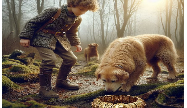 कुत्ते को टहलाने के दौरान मिला अद्भुत खजाना, 2,000 साल पुराना दुर्लभ सोने का कंगन मिला