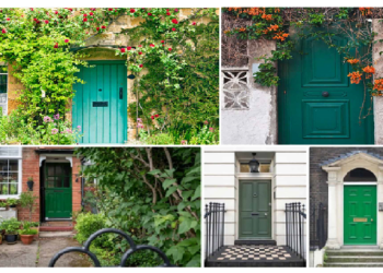 ‎ब्रिटेन में एक गांव ऐसा भी ‎जिसके हर घर का दरवाजा ग्रीन