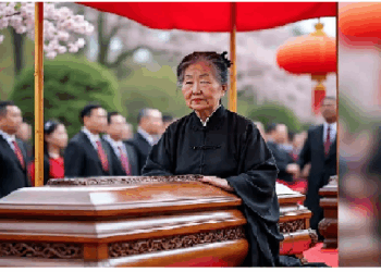 चीन में अनोखी परंपरा: जीवित मां को ताबूत में बैठाकर बेटे ने निकाली शोभायात्रा, जानिए क्यों