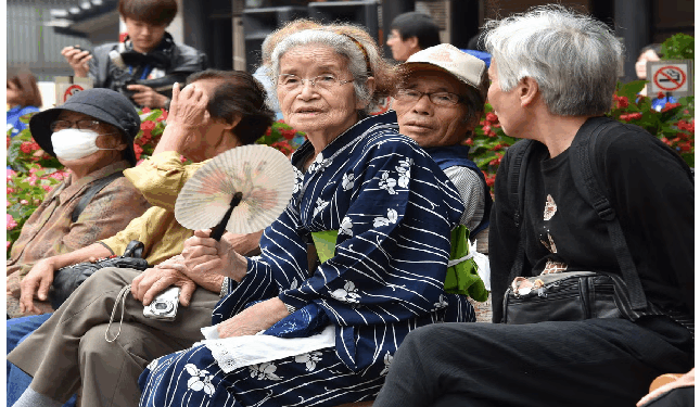 जापान में 1 लाख बुजुर्गों की उम्र 100 पार पहुंची, दुनिया की सबसे ज्यादा बुजुर्ग आबादी वाला देश बना