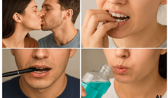 पार्टनर को किस करने से भी होते है दांत खराब