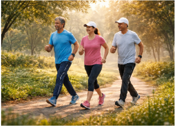  हाई बीपी और शुगर मरीजों के लिए सुबह की सैर है संजीवनी