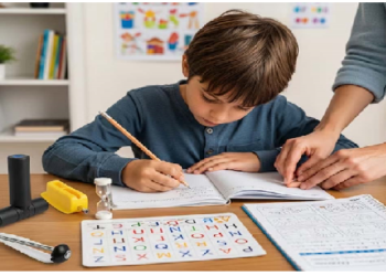 बच्चों को सुंदर लेखन के लिए प्रेरित करें