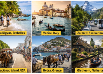 दुनिया के वे शहर और हिल स्टेशन जहां नहीं चलती कार और गाड़ी……….भारत का भी नाम इसमें शामिल