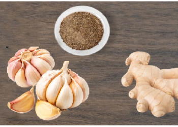 लहसुन, अदरक, काली मिर्च के सेवन से बढती है रोग प्रतिरोधक क्षमता