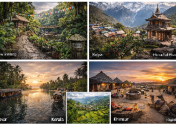 शहर छोड़िए साहब……..भारत के ये पांच गांव सादगी, शांति और प्राकृतिक सुंदरता के लिए मशहूर
