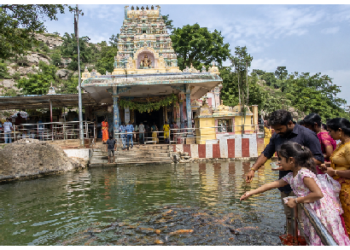 खूबसूरत वादियों में श्री मत्स्यगिरी लक्ष्मी नरसिम्हा मंदिर बन रहा आकर्षण का केंद्र